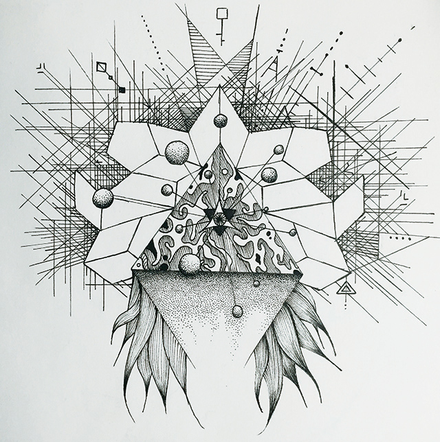 Lorenzo Lizardi Abstract drawing #1