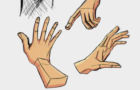 Digital hand sketches by Lorenzo Lizardi