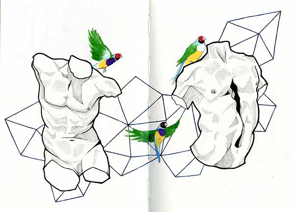 Sketchbook art by Lorenzo Lizardi